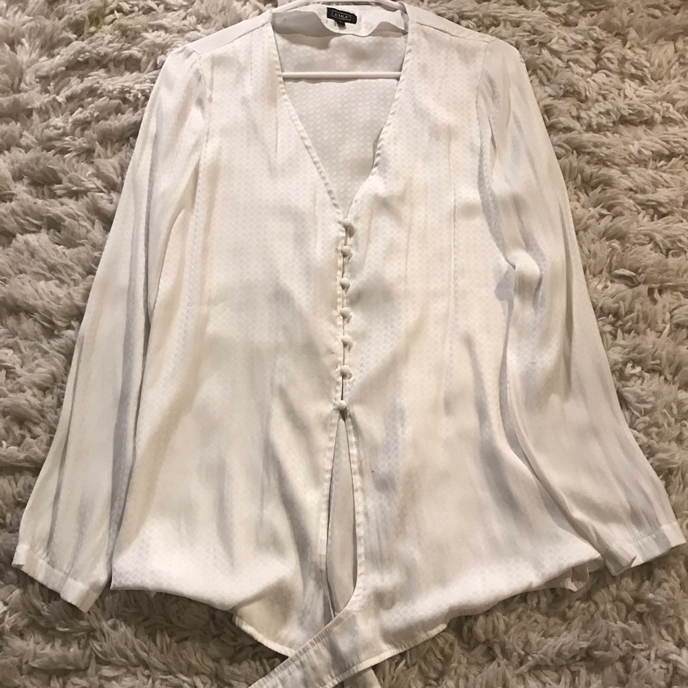 Silky White Tunic